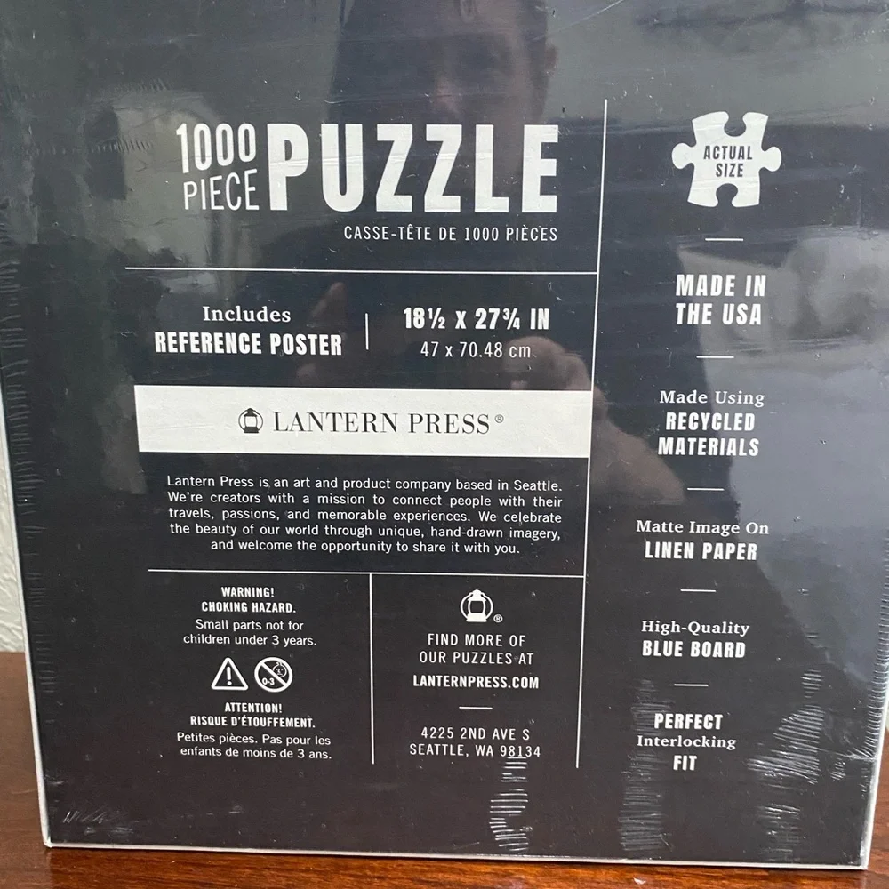 1000 piece Jigsaw Puzzle, Featuring the Tribal Petro Mano, Made in the USA - Picture 3 of 4